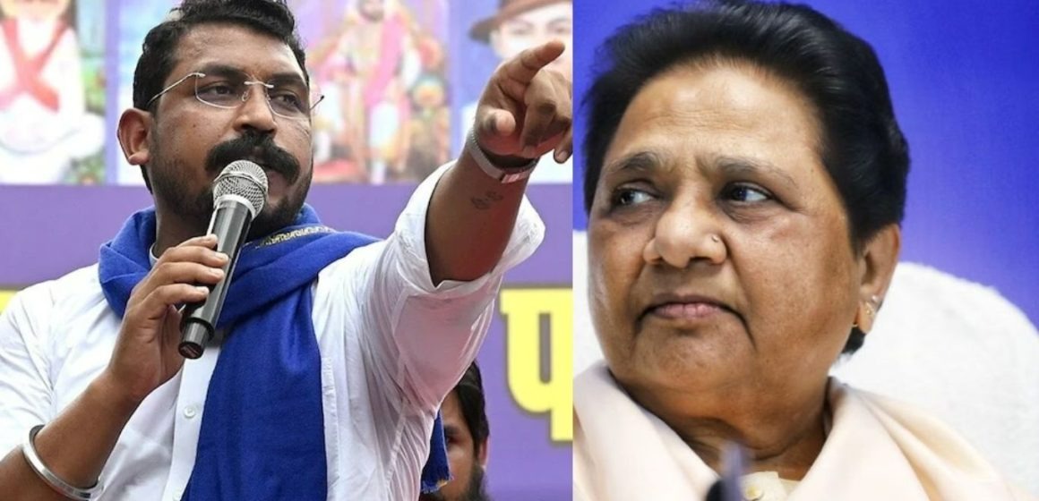 भीम आर्मी चीफ चंद्रशेखर आजाद ने मायावती पर दिया बड़ा बयान